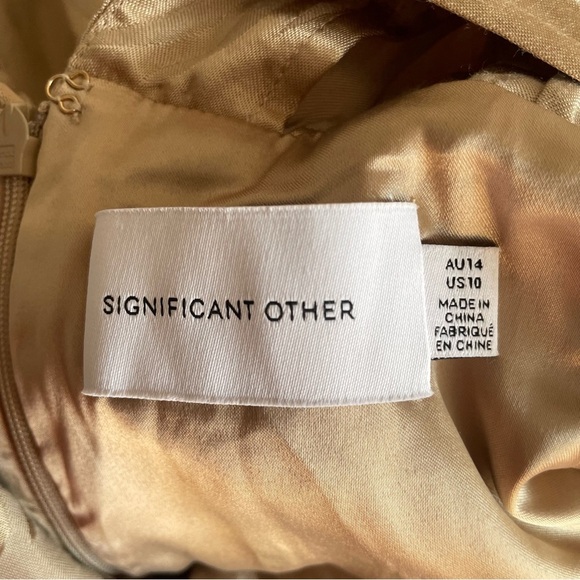 New! Significant Other Lila Dress in Fawn nwot 22627 - Picture 12 of 15